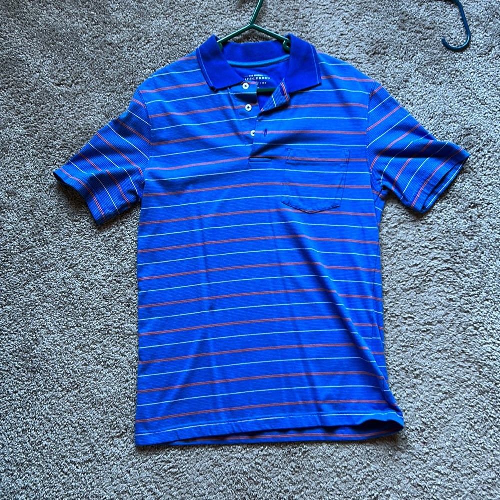 Saddlebred Short sleeve Blue Polo
